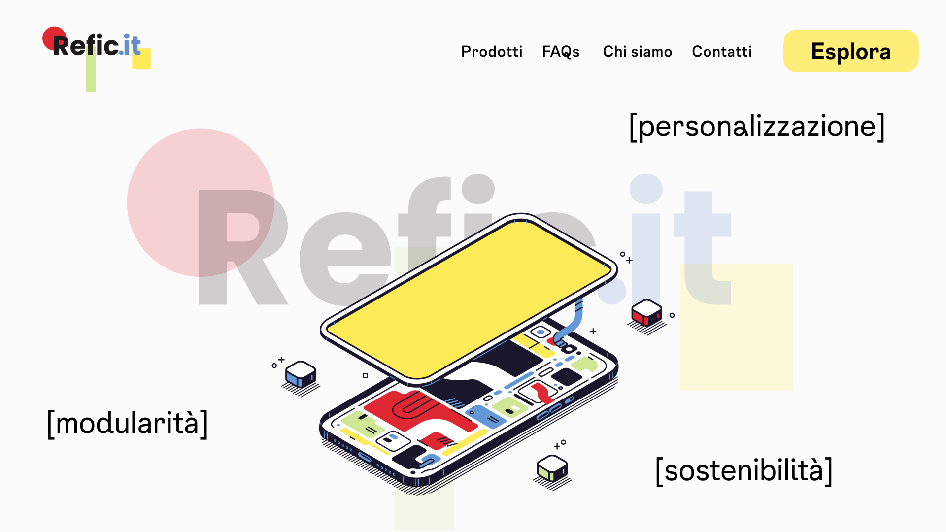 Refic.it — UI preview